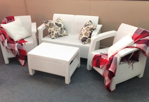 Комплект Yalta Terrace Set белый купить в Шахтах