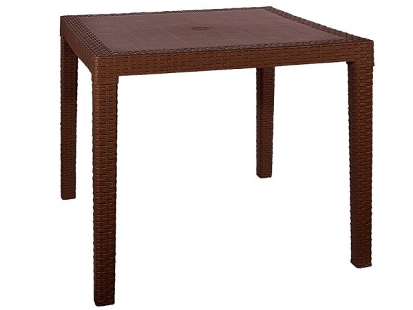 Стол квадратный FIJI Quatro Table Коричневый купить в Шахтах