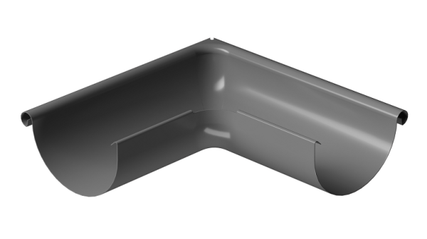 Угол внешний 90° D125 Döcke STAL PREMIUM Графит, (RAL 7024) купить в Шахтах