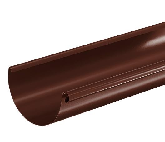 Водосток Aquasistem, система 150/100 - Водосточный желоб 3.00м RAL 8017 Коричневый купить в Шахтах