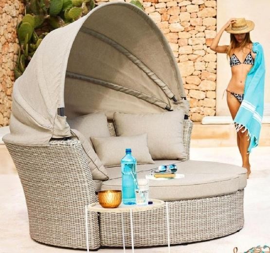 Диван-Трансформер AFINA плетеный из иск. ротанга AFM-325 Beige купить в Шахтах