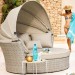 Диван-Трансформер AFINA плетеный из иск. ротанга AFM-325 Beige купить в Шахтах