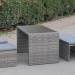 Диван-Трансформер AFINA плетеный из иск. ротанга S330G-W78 Grey купить в Шахтах
