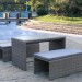 Диван-Трансформер AFINA плетеный из иск. ротанга S330G-W78 Grey купить в Шахтах