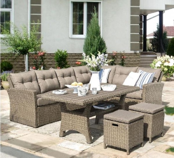 Комплект мебели AFINA плетеной из иск. ротанга AFM-307B Beige купить в Шахтах