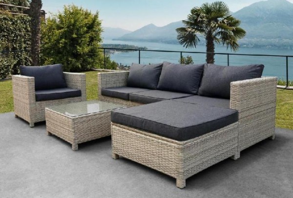 Комплект мебели AFINA плетеной из иск. ротанга YR821G Grey/Grey купить в Шахтах