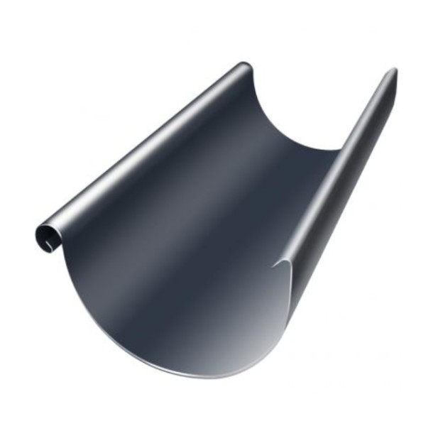 Водосток Grand Line 150x100 – Полукруглый желоб 3 метра RAL 7024 купить в Шахтах