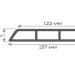 Доска Ромбус 3D ДПК Outdoor STORM GREY серая микс купить в Шахтах