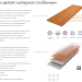 Фибросайдинг DECOVER 3600 x 190 x 8 мм Bordo купить в Шахтах
