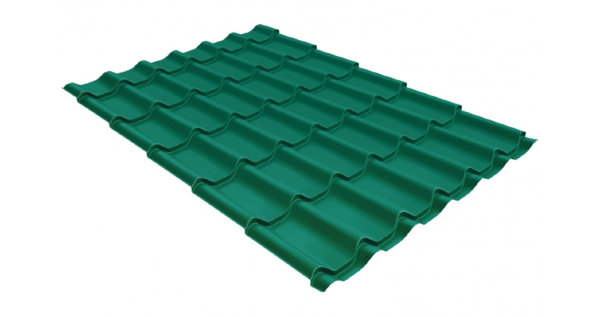 Металлочерепица классик 0,5 Satin RAL 5021 купить в Шахтах