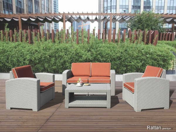 Уличные диваны и кресла коллекции Rattan Premium 4 купить в Шахтах