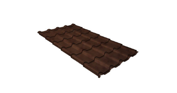 Металлочерепица камея 0,45 Safari Twincolor Brown купить в Шахтах