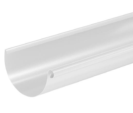 Водосток Aquasistem, система 125x90 - Водосточный желоб 3.00м RAL 9003 Белый купить в Шахтах