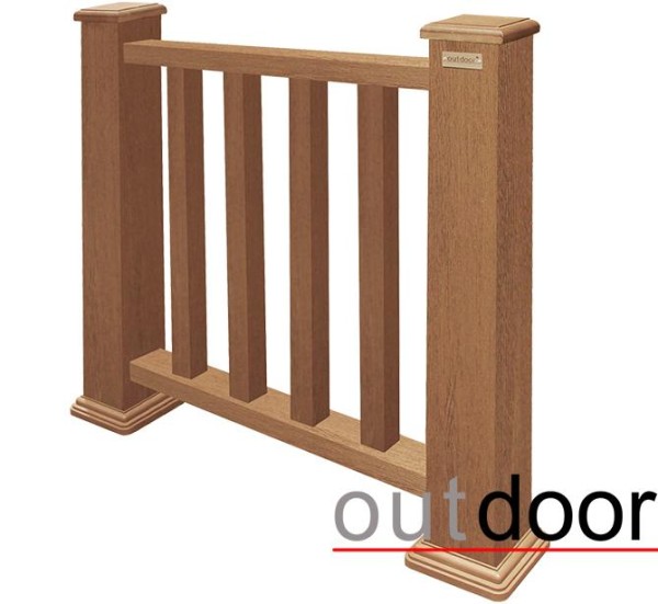 Ограждение из ДПК Outdoor Классик 3D STORM дуб купить в Шахтах