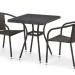 Комплект плетеной мебели AFINA из иск. ротанга T282BNT/Y137C-W53 Brown 2Pcs купить в Шахтах