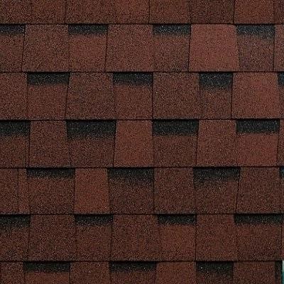 Двухслойная ламинированная черепица Shinglas, серия Фазенда – Красный купить в Шахтах