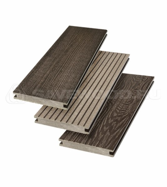 Террасная доска SW Fraxinus (R) полнотелая «SaveWood» Темно-коричневый купить в Шахтах