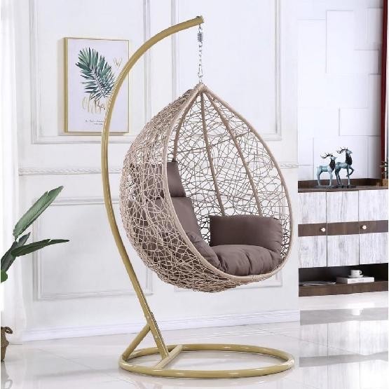 Кресло Подвесное из искусственного ротанга AFM-169A-LB Beige купить в Шахтах