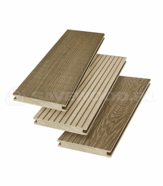 Террасная доска SW Fraxinus (R) полнотелая «SaveWood» Тик купить в Шахтах