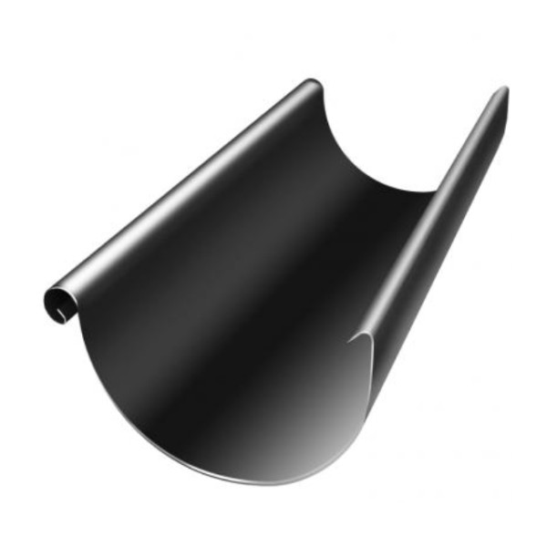 Водосток Grand Line 125x90 – Желоб 3м RAL 9005 купить в Шахтах
