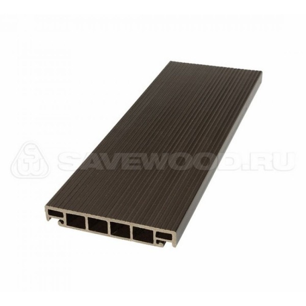 Террасная доска из ДПК SW-Salix «SaveWood» темно-коричневый купить в Шахтах