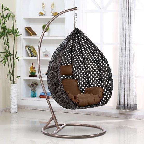 Кресло Подвесное из искусственного ротанга AFM-250B-L Brown купить в Шахтах
