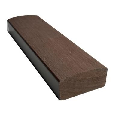 Лавочный брус Ecodecking Некст полнотелый брашированный 70х35 шоколад купить в Шахтах