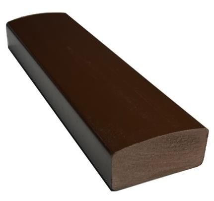 Лавочный брус Ecodecking Некст полнотелый глянцевый 70х35 шоколад купить в Шахтах