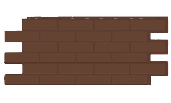 Фасадная панель T-Siding Кирпич Модерн Эко Браун купить в Шахтах