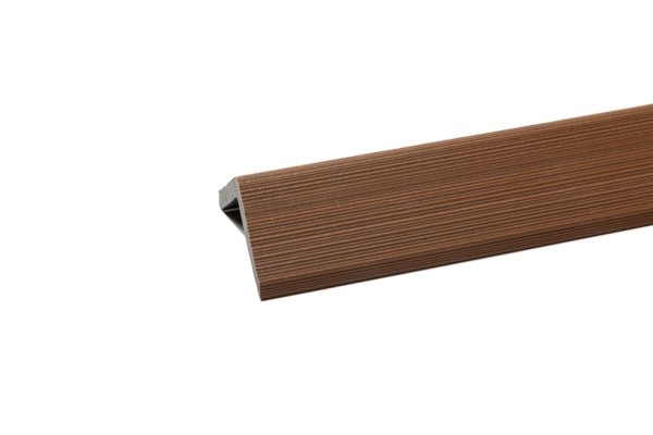 Уголок торцевой Ecodecking Скай коэкструзия 45х45х3000 Тик купить в Шахтах