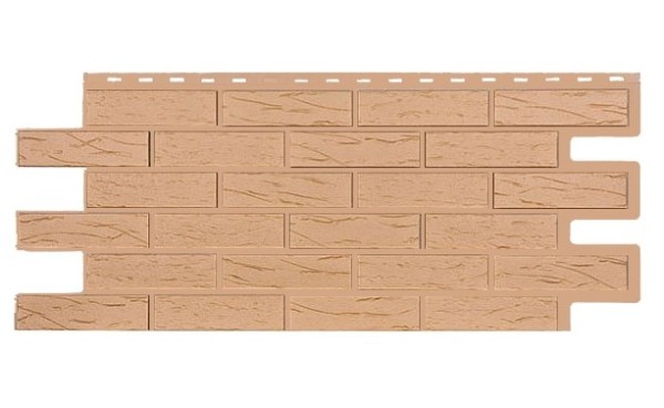 Фасадная панель T-Siding Кирпич Саман Эко Крем купить в Шахтах