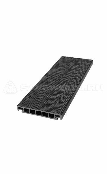 Террасная доска из ДПК SW Salix (S) (R) черный купить в Шахтах